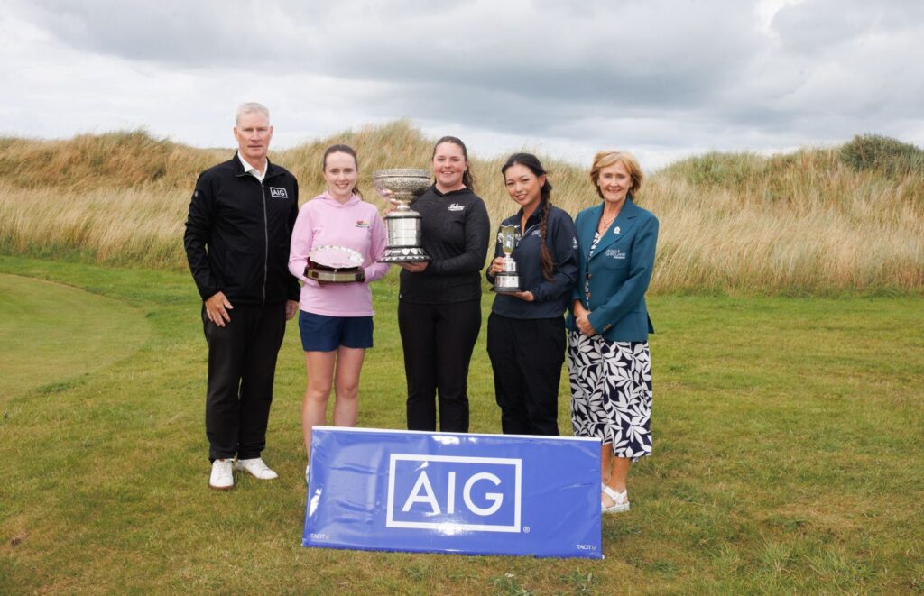 Sophie Dodd, Katie Poots and Sophie Park each won at Enniscrone 